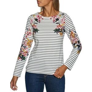 ✨Joules Women's Harbour Print Long Sleeve Sz 16 T-Shirt✨